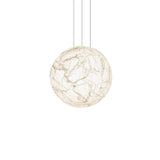 Moon Silk Pendant Lamp - Modern Hanging Light Fixture for Living Room & Dining Room Decor