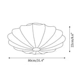 LED Bubble Ceiling Light Fixture - Modern White Design for Living Room, Kitchen & Hallway Lighting