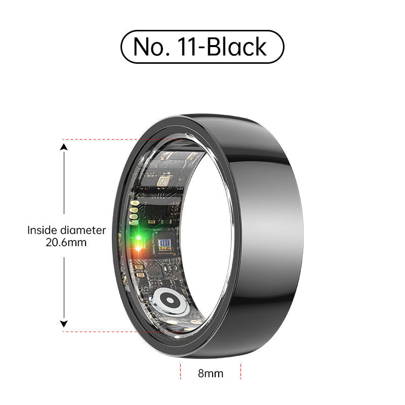 KR001 Health Smart Ring 5-day Battery Life Sports Heart Rate Blood Oxygen Blood Pressure Sleep Health Tracker