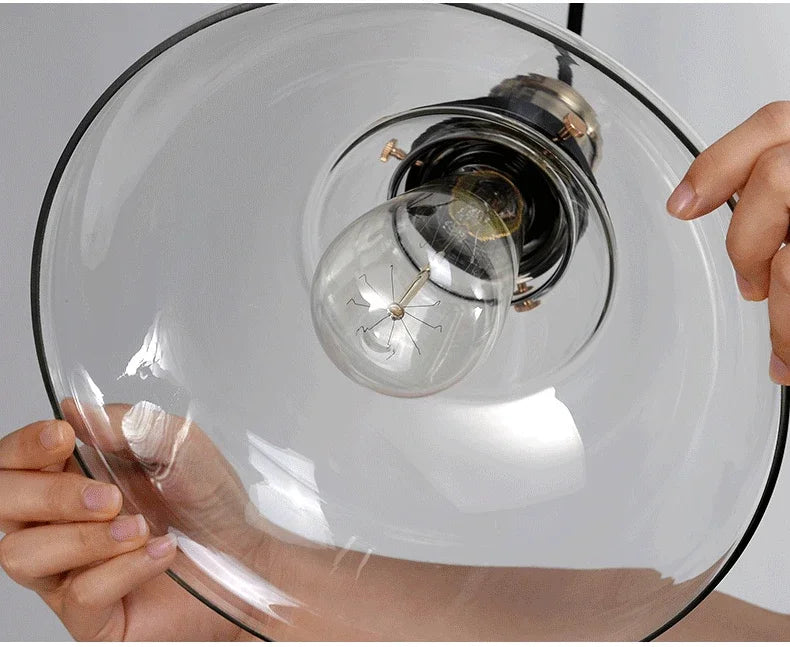 Arctic Aura - Vintage Scandinavian Pendant Lamp