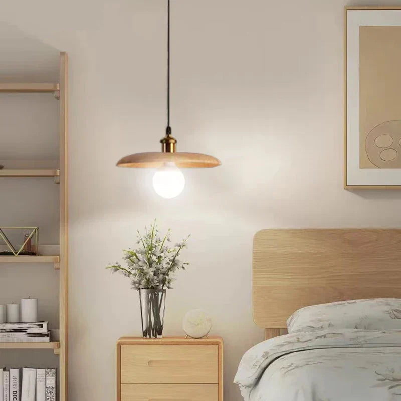 Scandinavian Wooden Pendant Lamp