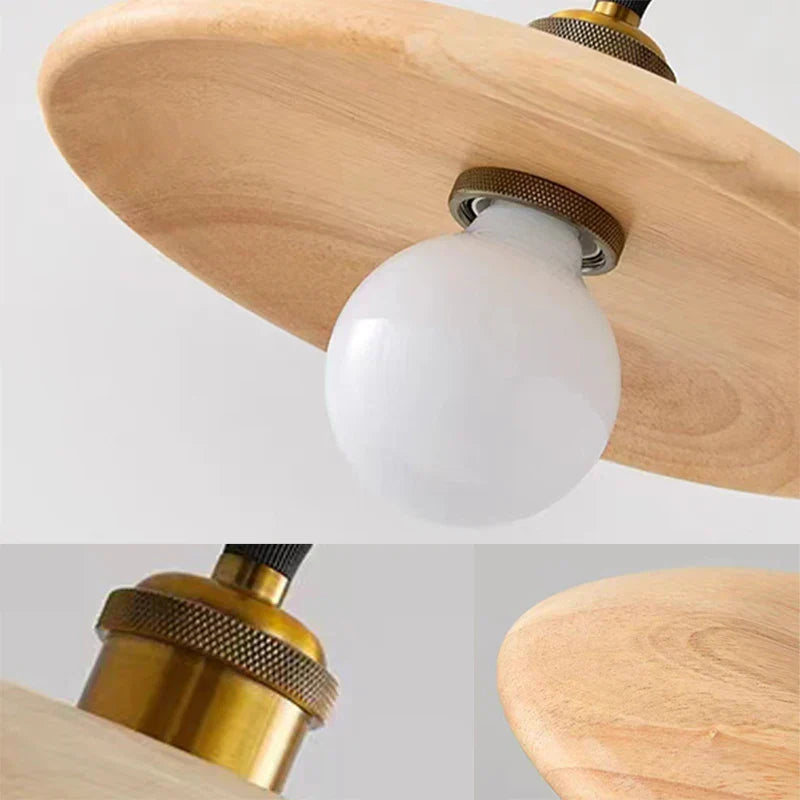 Scandinavian Wooden Pendant Lamp