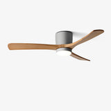 Nordic Wooden Ceiling Fan Light 42/48 Inch with LED for Living Room & Bedroom Lighting