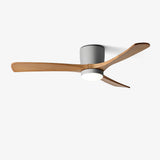 Nordic Wooden Ceiling Fan Light 42/48 Inch with LED for Living Room & Bedroom Lighting