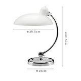 Minimalist Table Lamp | Scandinavian Design, Metal & Wood for Living Room, Bedroom or Office