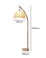 Bamboo Floor Lamp with Cultural Zen Design for Eco-Friendly Home Lighting