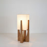 Japanese Style Walnut Floor Lamp - Solid Wood Design for Living Room & Bedroom Lighting