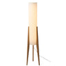 Solid Wood Walnut Floor Lamp - Modern Art Design for Living Room & Bedroom Lighting