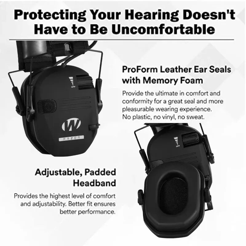 Protective Shooting Headphones | Active Noise Reduction, Lightweight & Comfortable for Shooting Activities