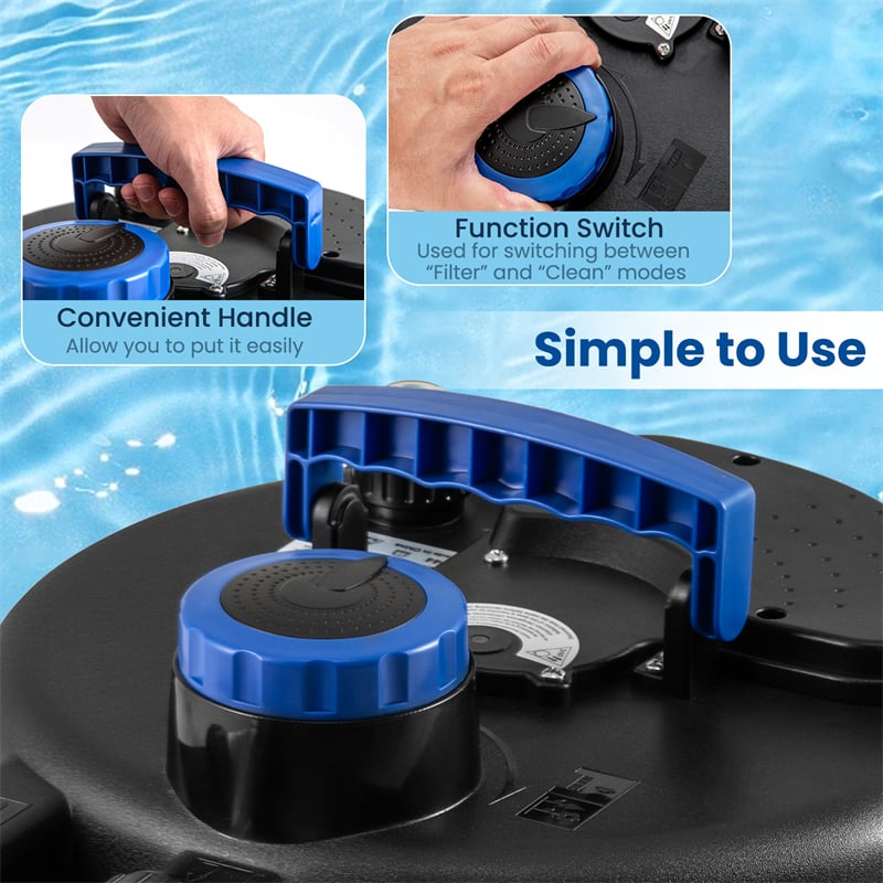 4000 Gallons Pond Pressure Bio Filter with 13W UV-C Light, Bio Balls & 4 Adapters for 1321 Gal Koi Fish Ponds & 2642 Gal Ornamental Ponds