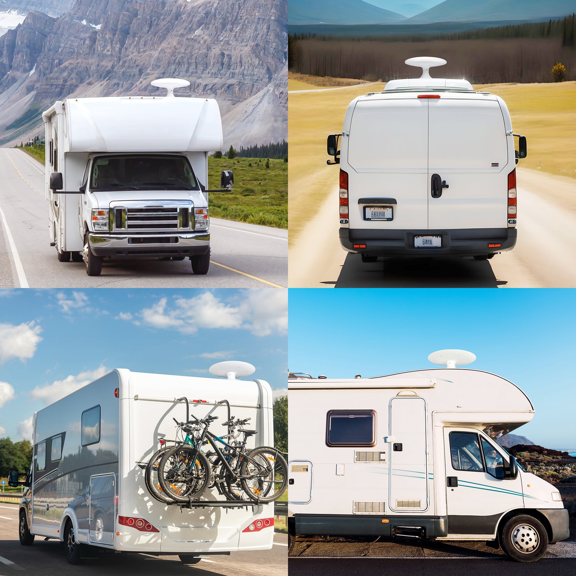 Merchpublic - 2024 Edition RV Antenna - 450 Mile Range