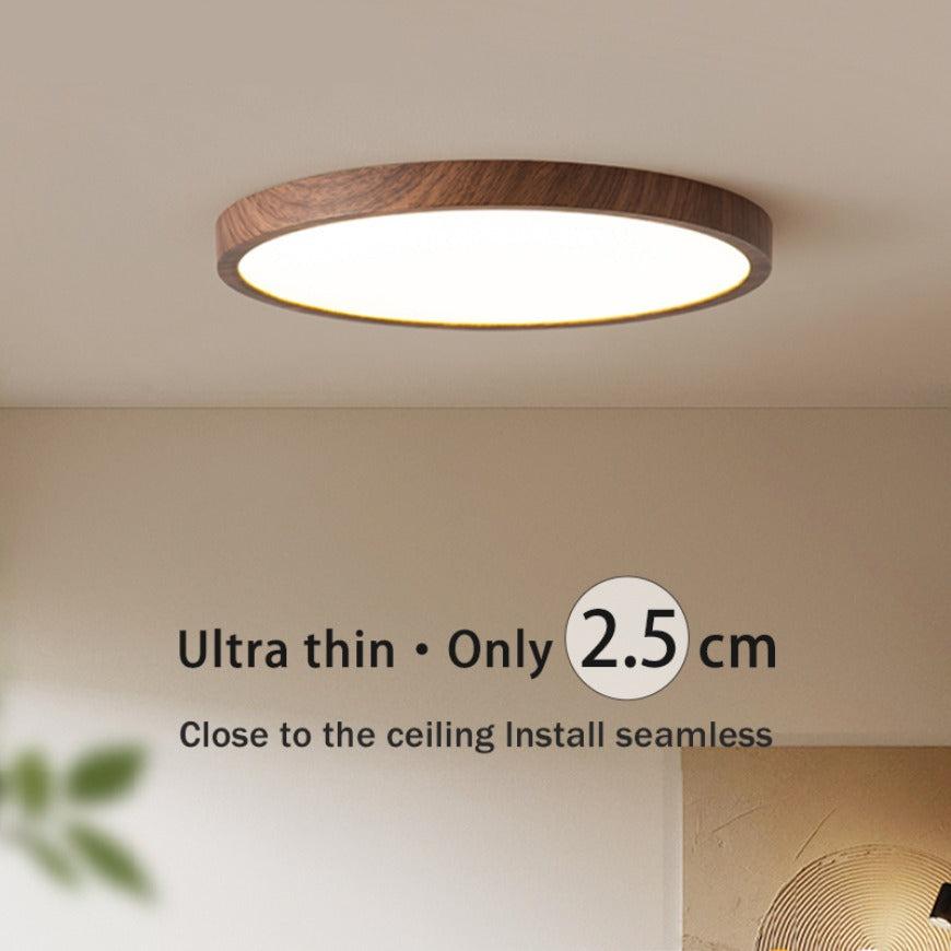 LED Ultrathin Circular Ceiling Light Fixture - Modern Design for Living Room & Kitchen Lighting