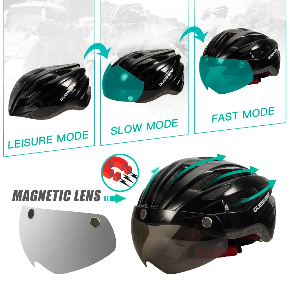 Bicycle Helmet | Lightweight, Integrated LED Rear Light & Optimal Safety for Men and Women