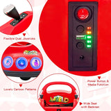 Electric Toddler Bumper Car with Remote Control, Flashing LED Light & Music, 12V Battery Powered Baby Ride on Bumper Toy Car