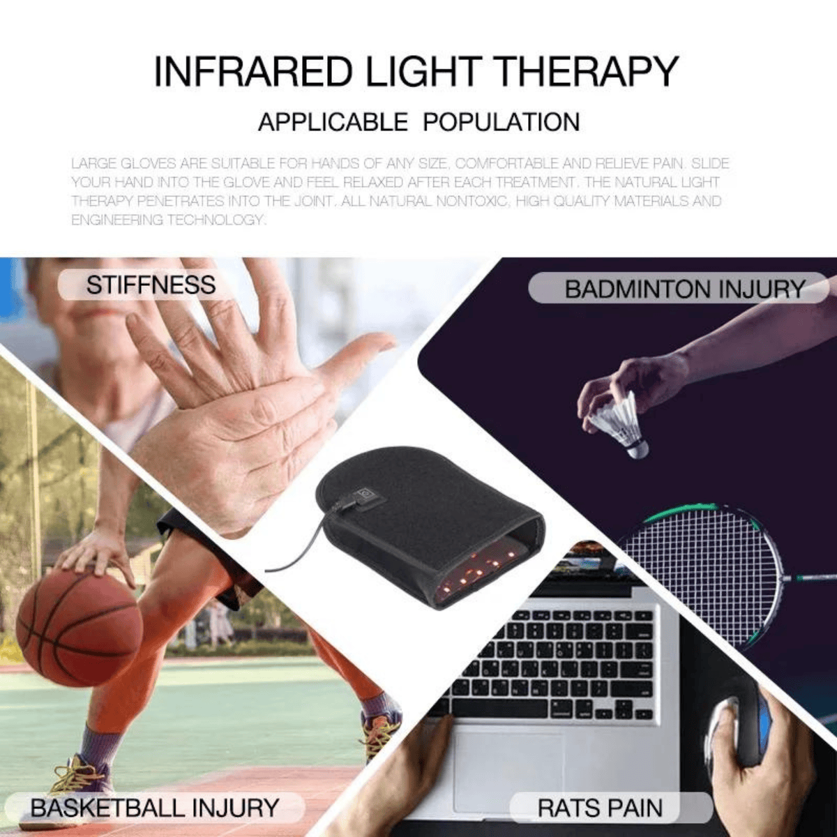Red Light Therapy Glove for Arthritis Relief – Best Glove for Arthritic Hands and Fingers