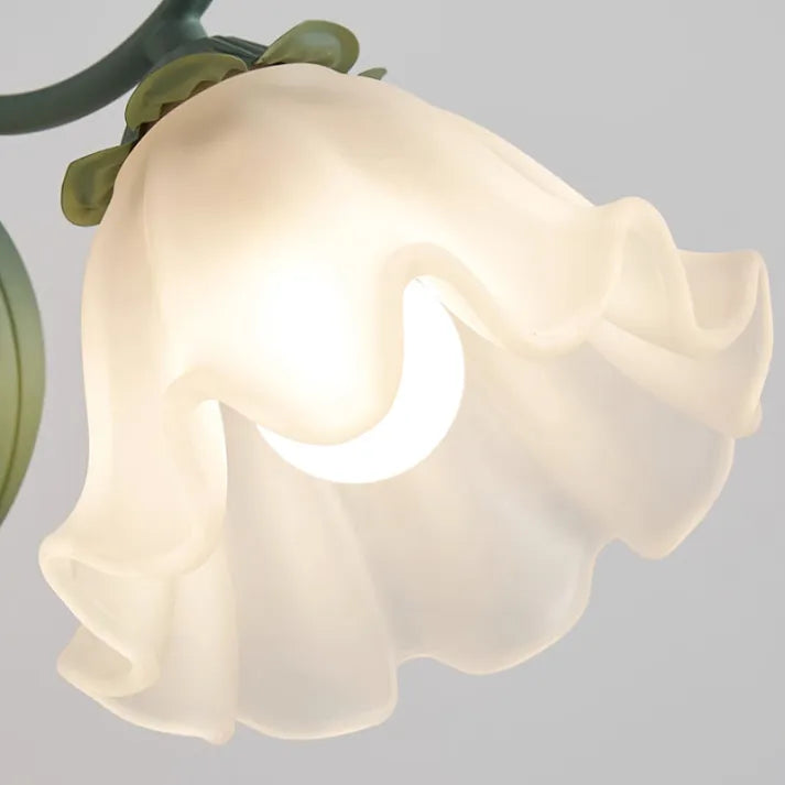 LED Lily of the Valley Flower Wall Lamp - Decorative Floral Light Fixture for Living Room & Bedroom Decor