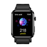 Merchpublic Health Watch-2025 Newest CARE AIR 2 All-In-One Fitness Tracker With Air Pump Blood Pressure+BG+EKG+HRV+SPO2+RR+Uric Acid+Sleep+Calls