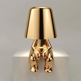 LED Flush Mount Ceiling Light - Gold Circular Fixture for Dining Room & Low Ceilings - Last Stock Available