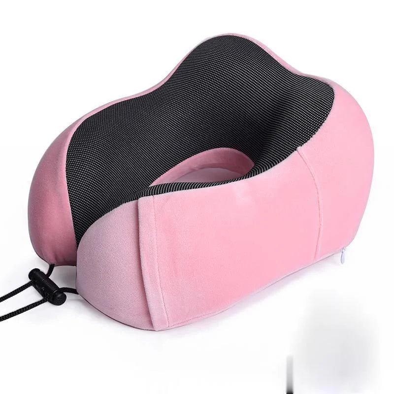 U Shaped Travel Pillow Memory Foam with Massage Function