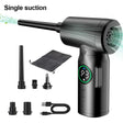 2-in-1 Portable Vacuum Cleaner & Blower | 7500mAh Battery, LED Light & Versatile for Home, Car & Office Cleaning
