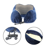 U Shaped Travel Pillow Memory Foam with Massage Function