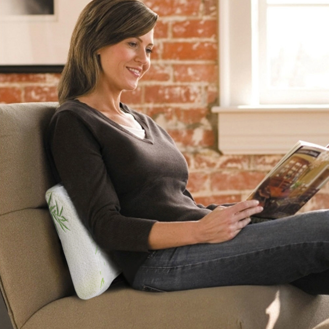 Memory Foam Seat & Back Cushion with Washable Cover