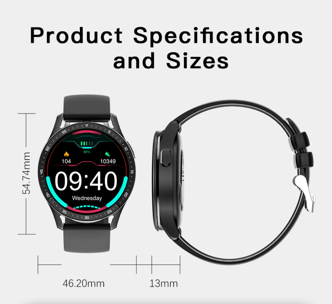 TrailBlazer Fitness Smartwatch w/ Earbuds