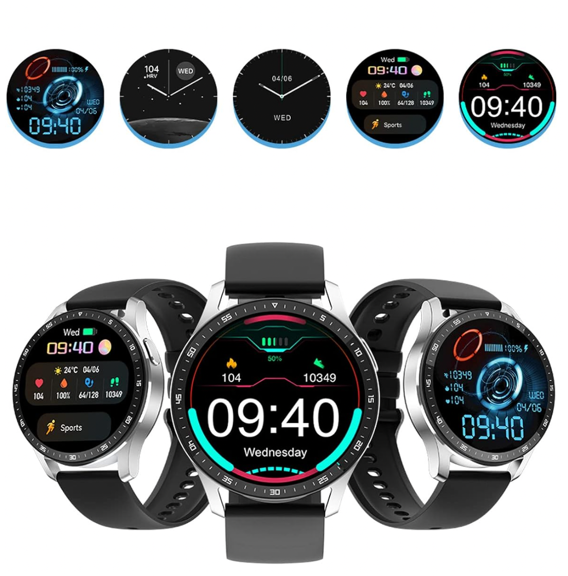 Warrior Tactical Pro Smartwatch w/ Earbuds