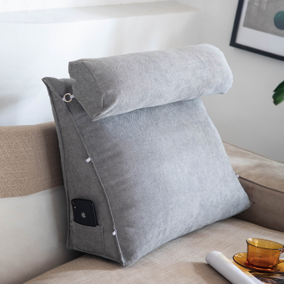 Triangular Back Rest Reading Pillow