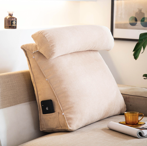 Triangular Back Rest Reading Pillow