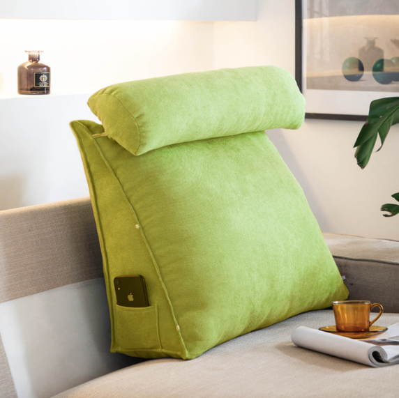 Triangular Back Rest Reading Pillow
