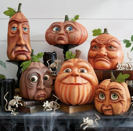 Expressive Pumpkin Unique Halloween Decorations!