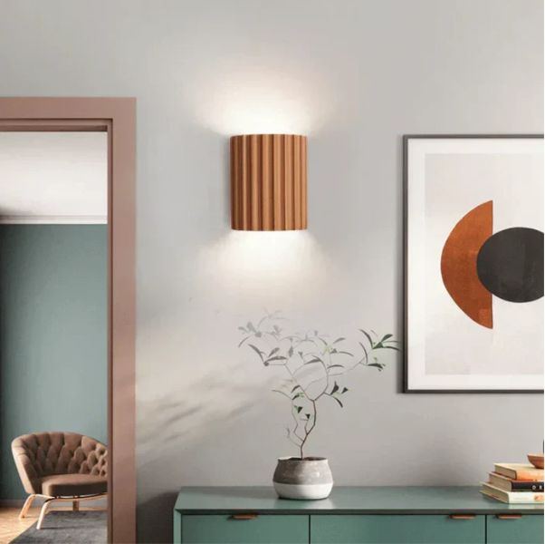 Contemporary Resin Wall Lamp | Double-Sided Light Diffusion & Ideal for Modern Living Spaces, Bedrooms, Hallways