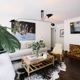 LED Ceiling Light Fixture - Serge Mouille Style - Adjustable Arm Design for Living Room & Modern Spaces
