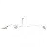 LED Ceiling Light Fixture - Serge Mouille Style - Adjustable Arm Design for Living Room & Modern Spaces