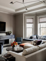 LED Ceiling Light Fixture - Serge Mouille Style - Adjustable Arm Design for Living Room & Modern Spaces