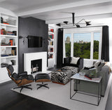LED Ceiling Light Fixture - Serge Mouille Style - Adjustable Arm Design for Living Room & Modern Spaces