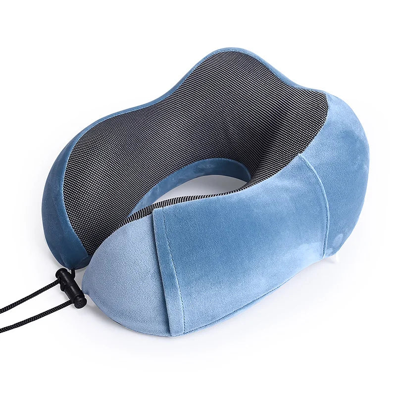 U Shaped Travel Pillow Memory Foam with Massage Function