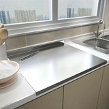 Stainless Steel Chopping Board | Hygienic, Non-Slip Design for Efficient Food Prep and Easy Cleaning