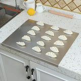 Stainless Steel Chopping Board | Hygienic, Non-Slip Design for Efficient Food Prep and Easy Cleaning