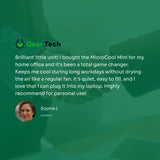 MicroCool Mini Air Conditioner Portable Evaporative Swamp Cooler with 1000ml Water Tank