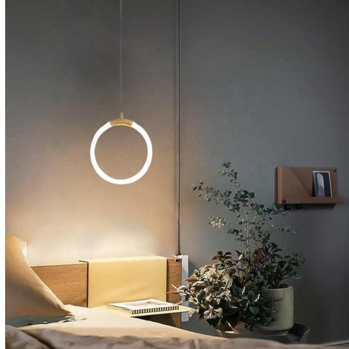 LED Pendant Light Fixture - Nordic Design with Simple Style - Ideal for Dining Room, Kitchen, and Living Room Lighting