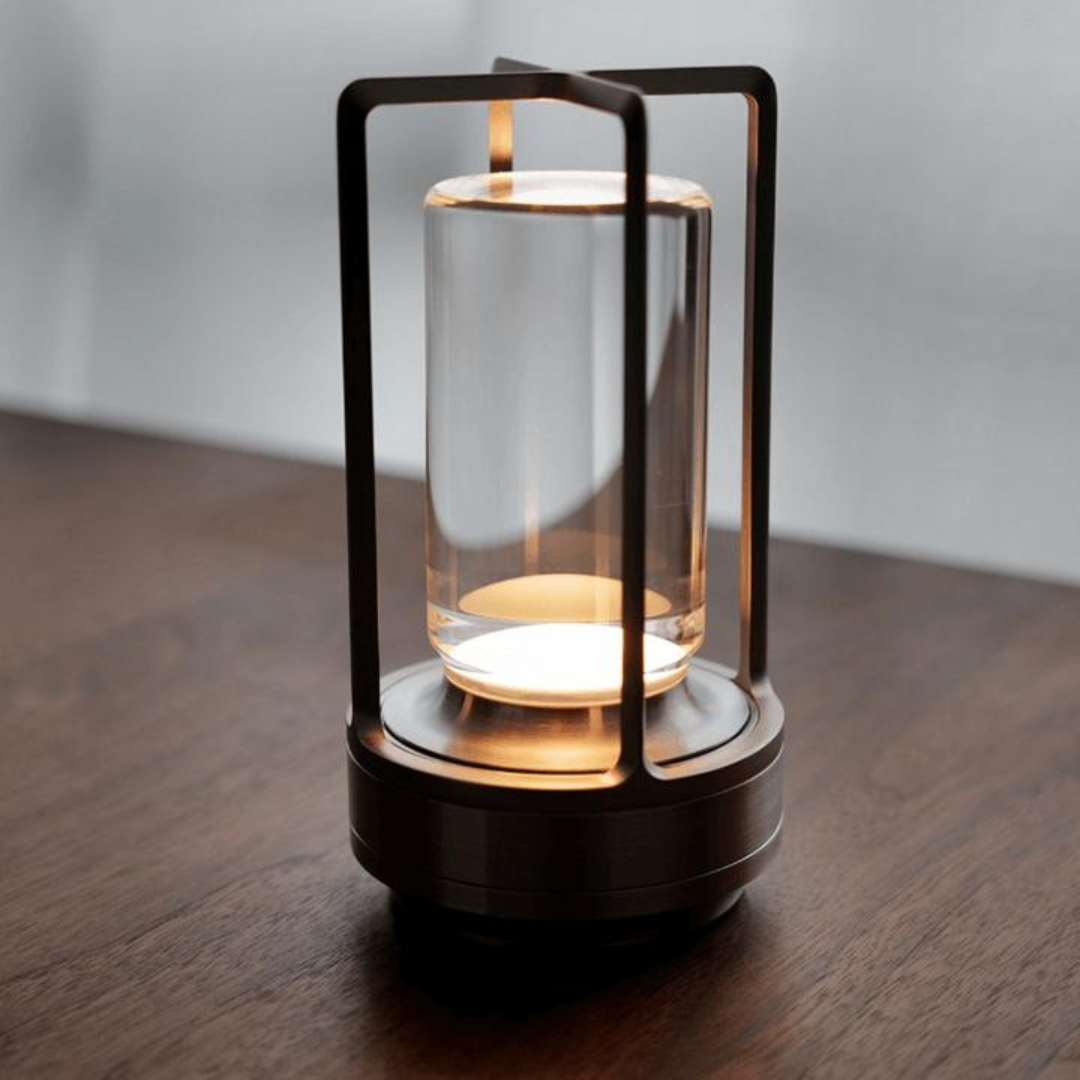 Crystal Lantern Pendant Light Fixture - Modern Hanging Chandelier for Living Room & Entryway Lighting