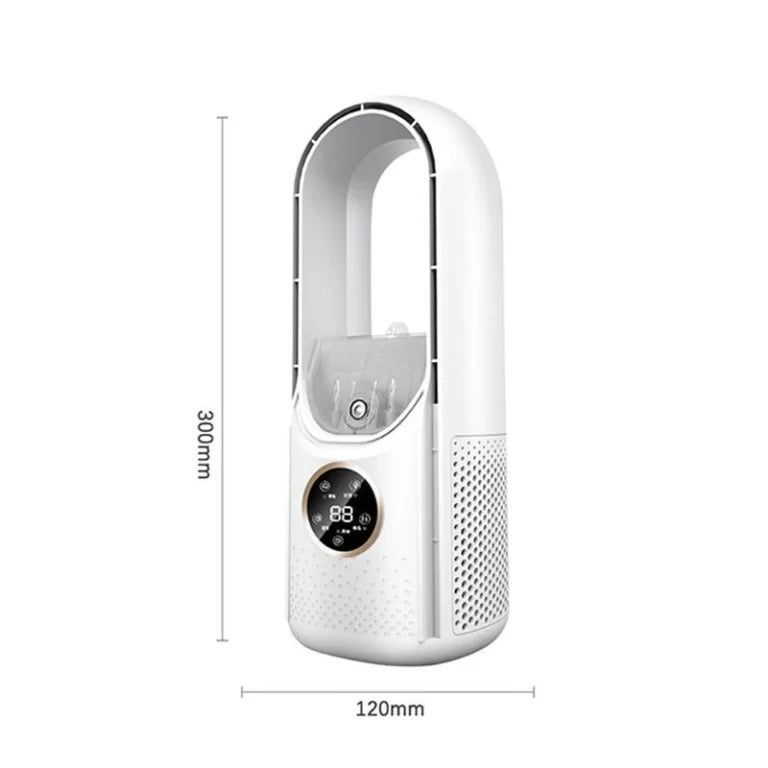Bladeless Portable Air Conditioner | Ultra-Quiet, Ergonomic Design & Ideal for Home and Office Use