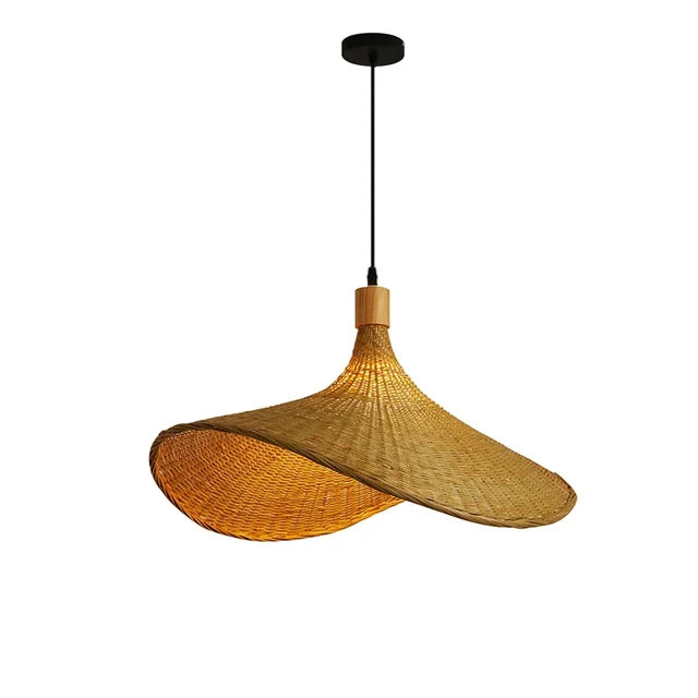 Bamboo Haven - Bamboo Wicker Pendant Lamp