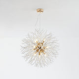 Lili Design LED Pendant Lights White Gold Metal Living Room Dining Room