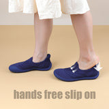 Women's Breathable Slip-on Hands-Free Loafers Wide Toe Box