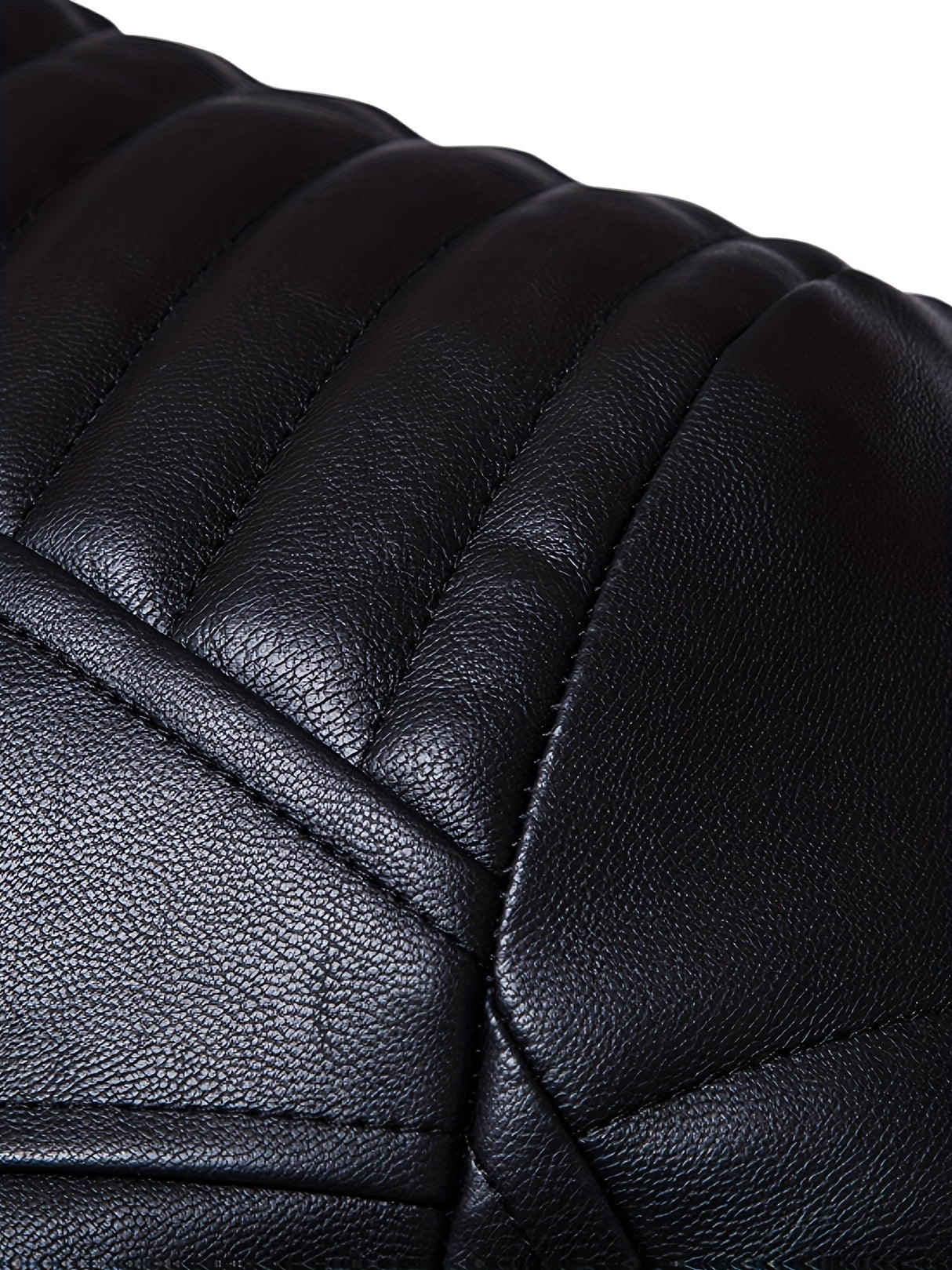 Men’s Slim Fit Leather Biker Jacket – Classic Motorcycle Style for Casual Wear