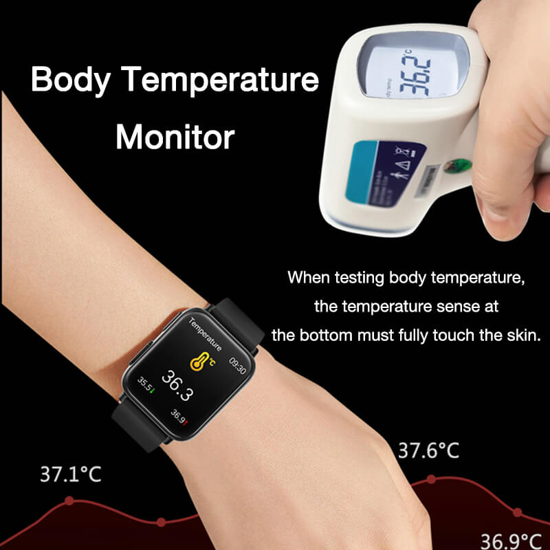 Merchpublic Smart Watch New ECG Blood Sugar Heart Rate Blood Pressure Sleep Monitoring Weather News Sports