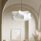 Natural Linen and Silk Wabi-Sabi Pendant Light – Statement Ceiling Lamp for Minimalist Homes